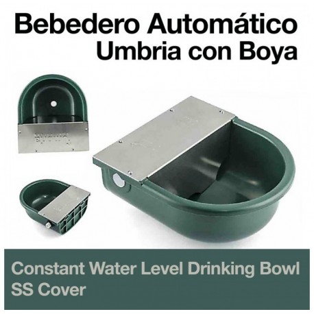 Bebedero automático Umbria nivel constante cubierta inox