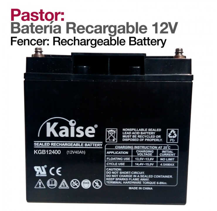 Pastor Electrico Recargable